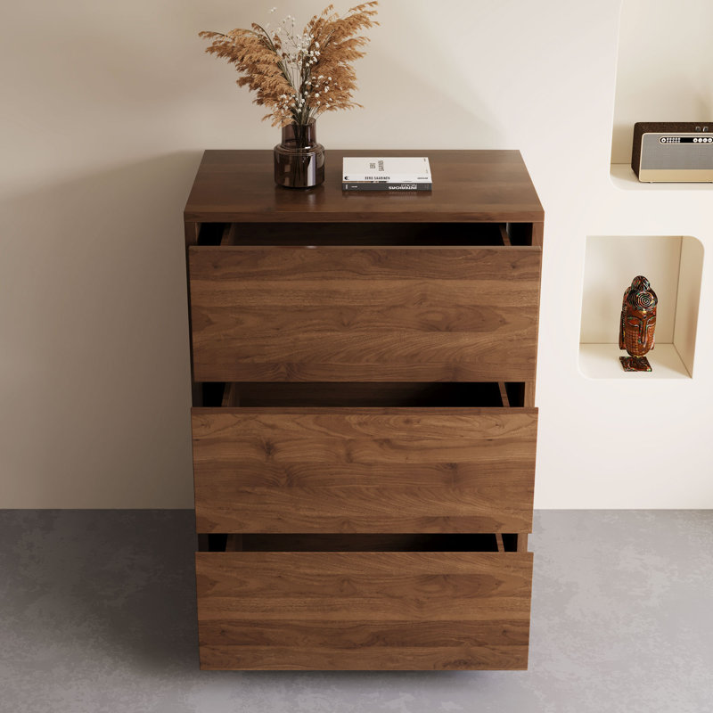 Roanoke 3-drawer Storage Dressing Table Clothing Storage Cabinet Bedroom Storage Dressing Table