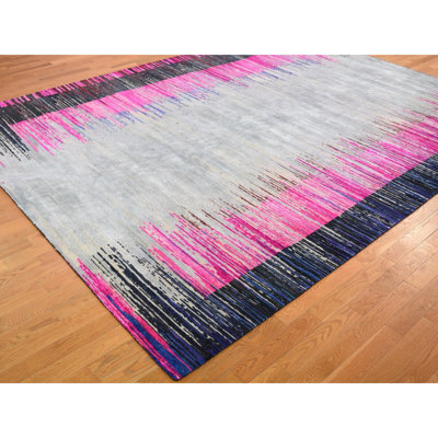 One-of-a-Kind 9' X 12' New Age Area Rug in