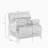 Upholstered Armchair with Plush Cushioning-1008164405
