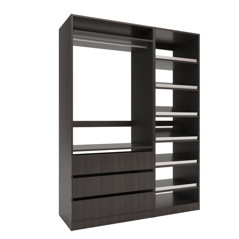 60'' Closet System, Brown