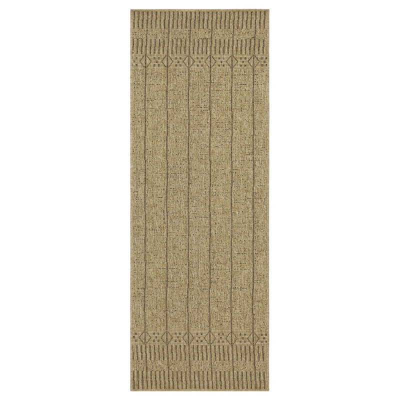 Earth GC_NTL1009 Jute/ Indoor/Outdoor Area Rug, Rectangle 7'10" x 10'3"