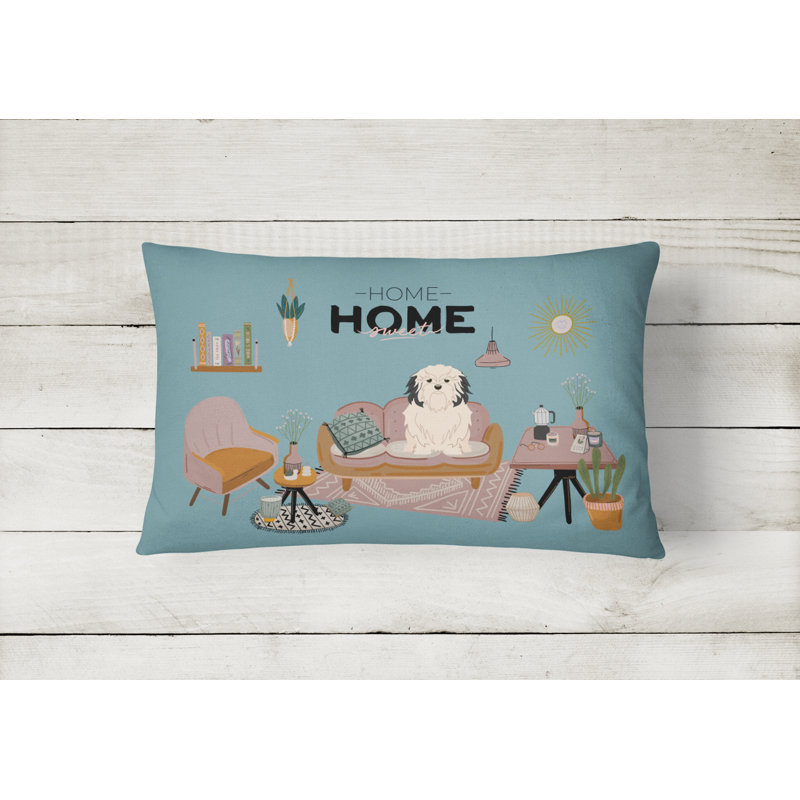  Housse et insert de coussin d'extérieur pour l'extérieur, Petit chien lion