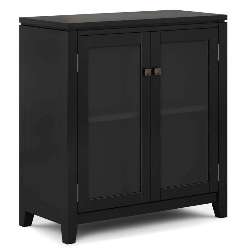 Armoire de rangement basse en bois Cosmopolitan