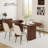 Mid Century Oval Pedestal Dining Table Sets-1670481511-1670481510-1674053285