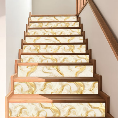 Peel and Stick Wallpaper Contact Paper Abstract luxury marble art marbling Gold white colors Self Adhesive and Removable 17.7in x 118in(45x300cm)