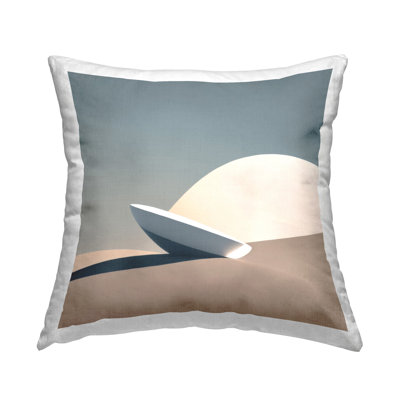 Coussin décoratif imprimé Buried Space par Denise Dundon