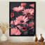 Marguerites roses et noires monochromes photo IV - décorations murales marguerites-1225775827-1225775828