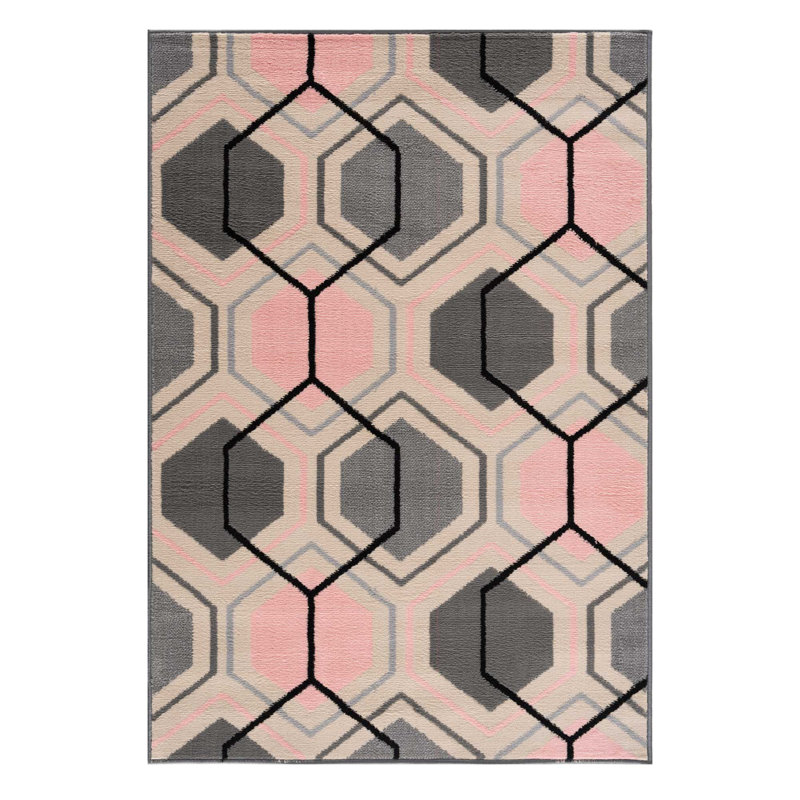 Gusta Geometric Area Rug, Rectangle 200 x 290cm