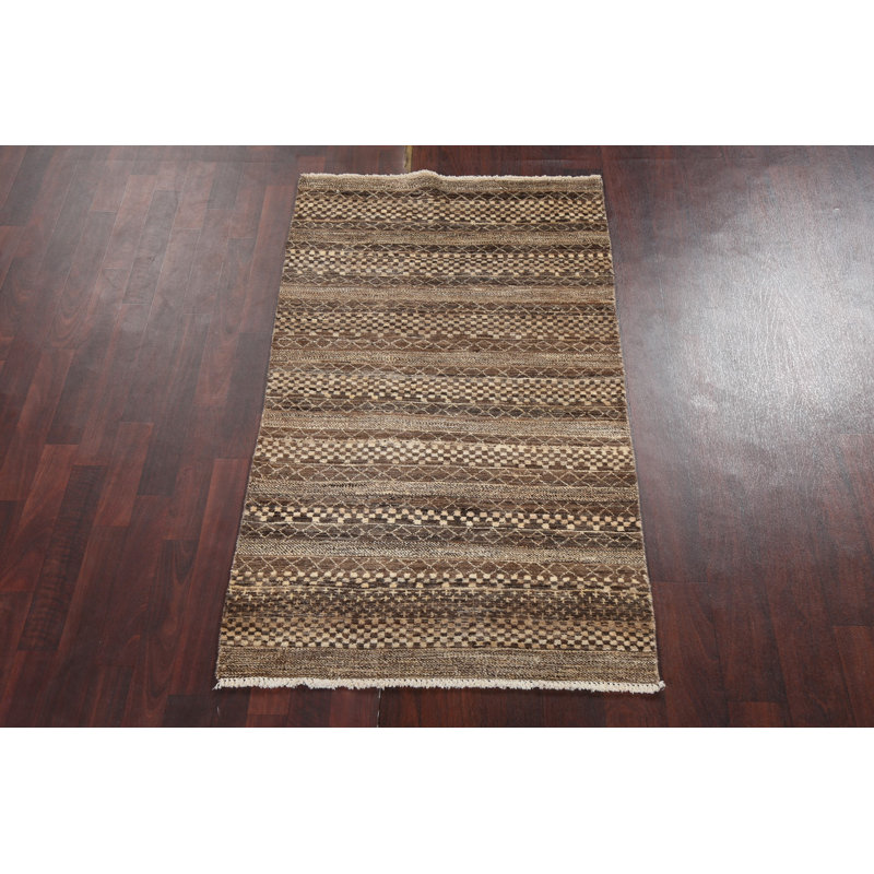 Tapis oriental Sarah-Louise Gabbeh Kashkoli noué à la main 3 x 5