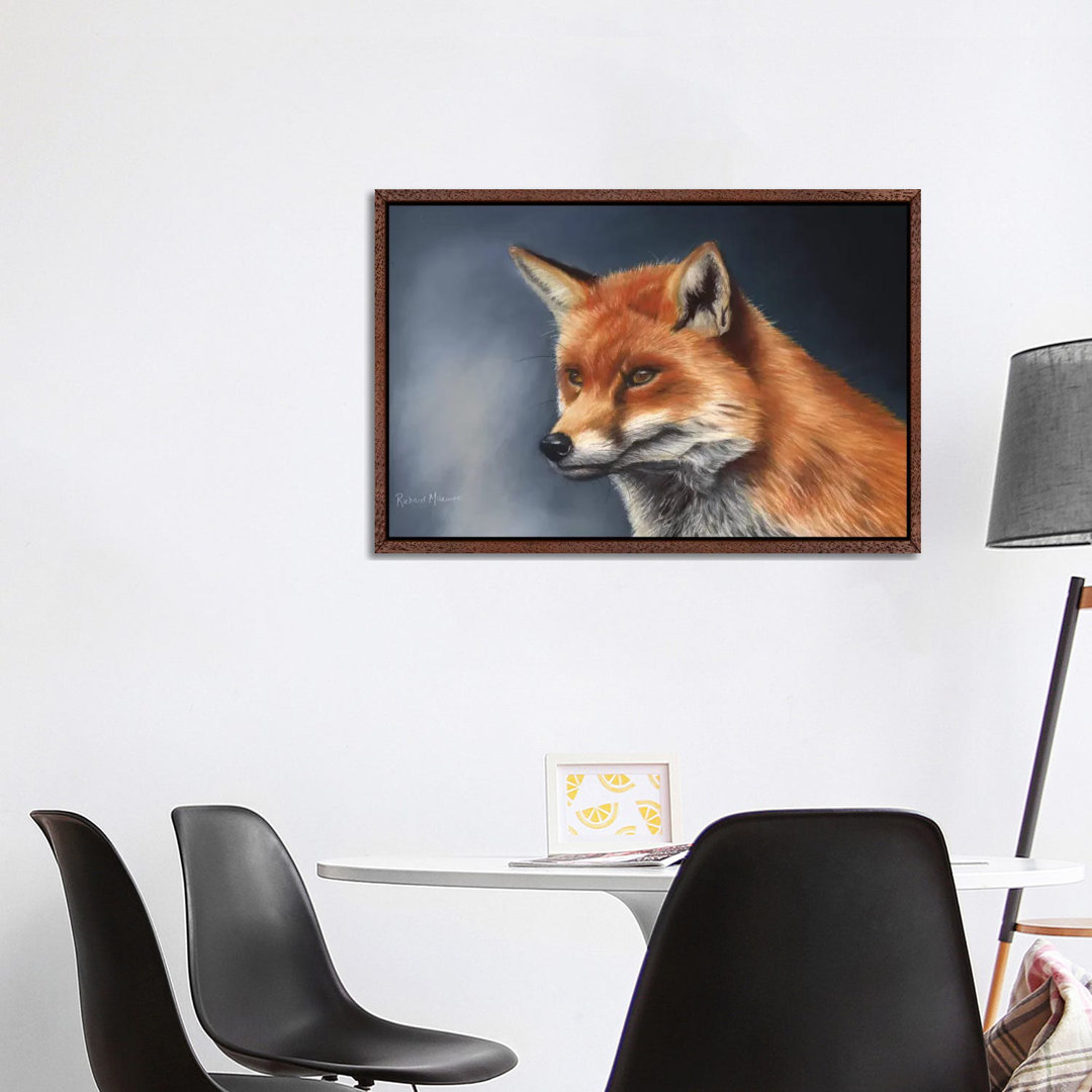 Rotfuchs von Richard Macwee - Galerie-verpackte Leinwand Giclée auf Leinwand