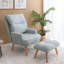 Fauteuil d'appoint avec repose-pieds Deeda-441211537