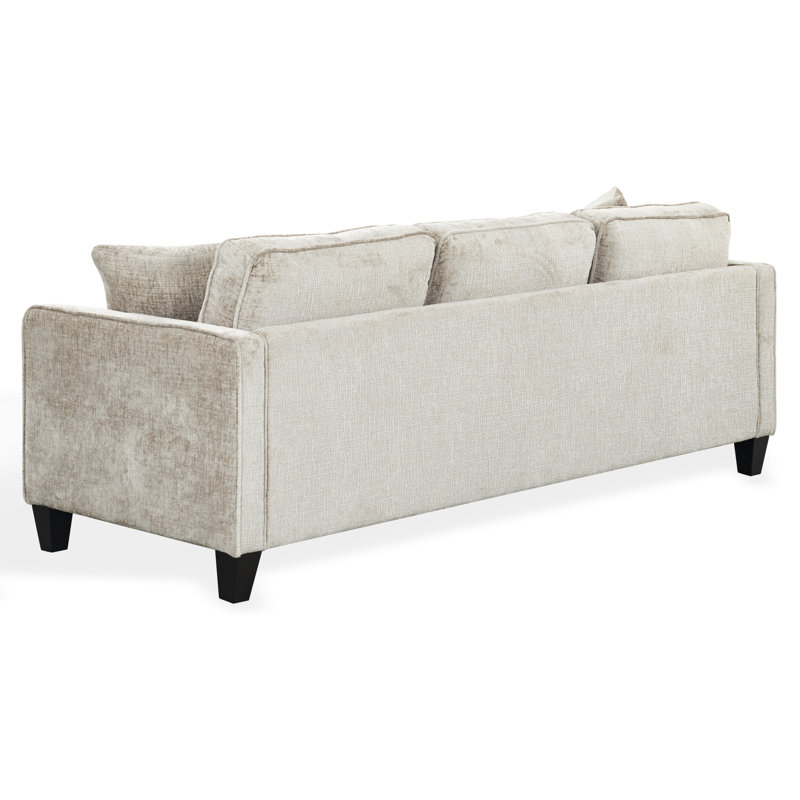 Taylyn Chenille 3 Seat Sofa, Light Brown