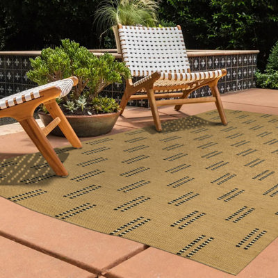 Cooper Hand-Woven Geometric Outdoor Rug