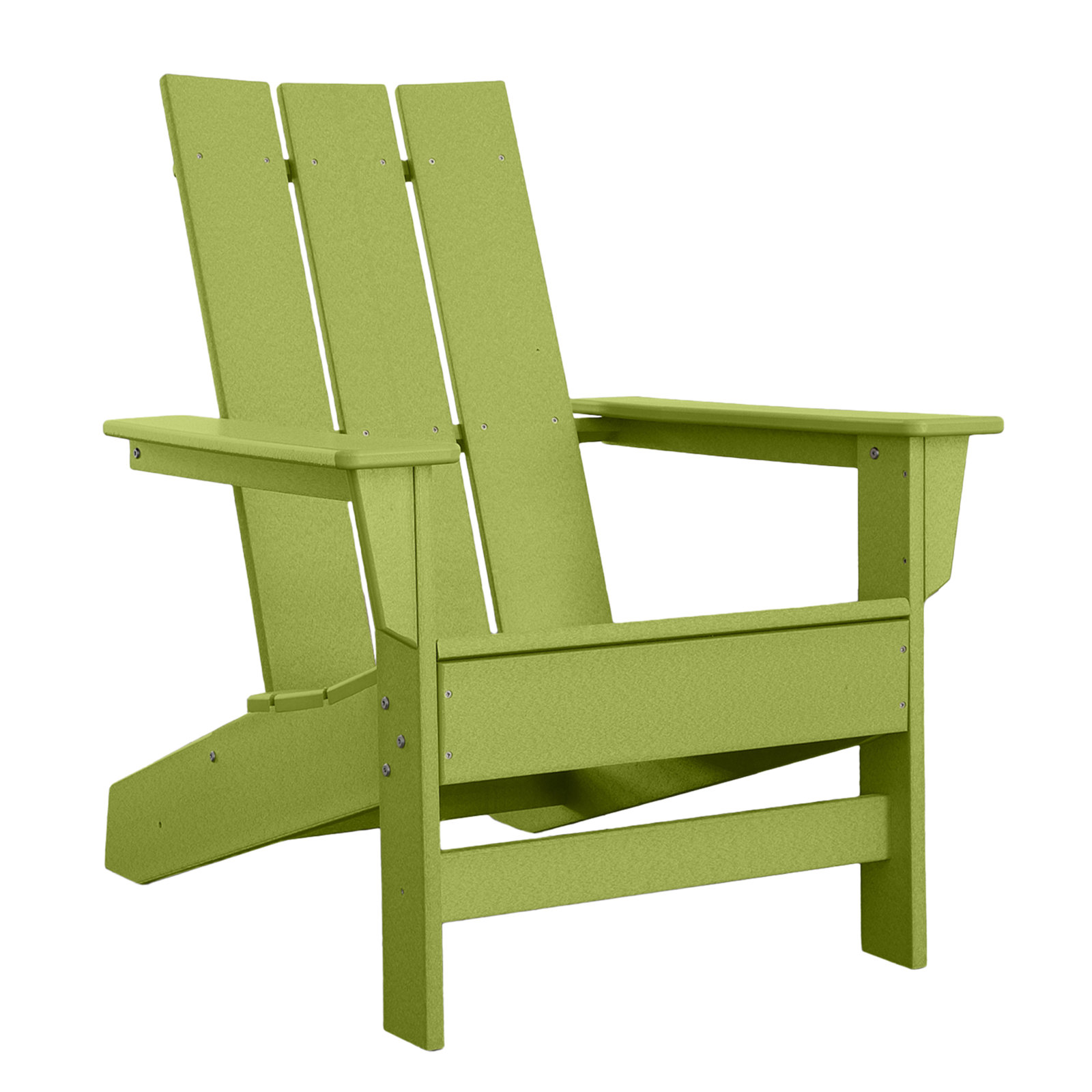 Ratcliff All-Weather HDPE Adirondack Chair, Lime Green