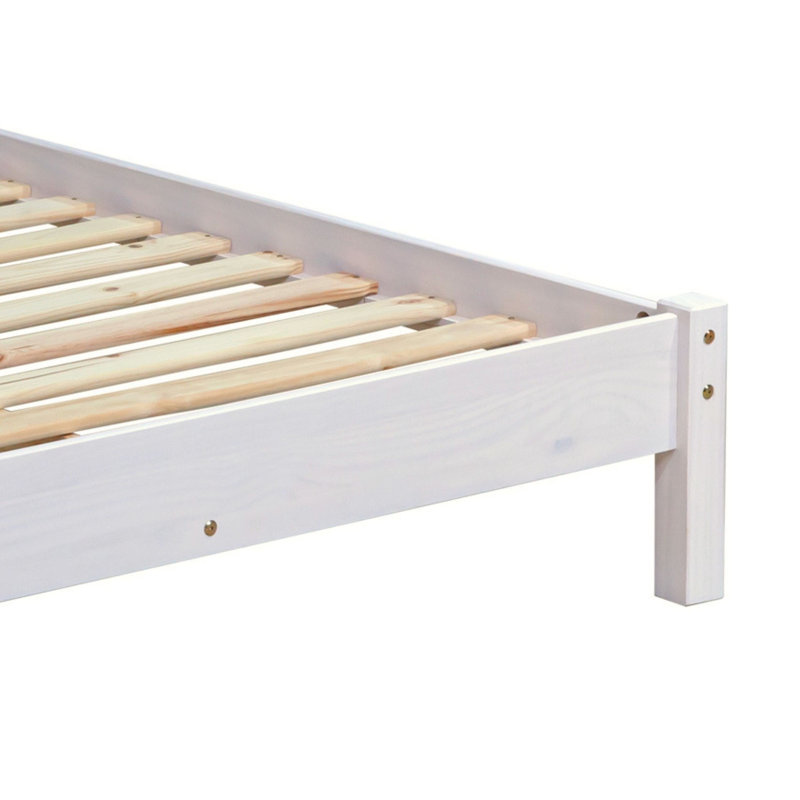 Ingrid Bed Frame, Double (4'6), White