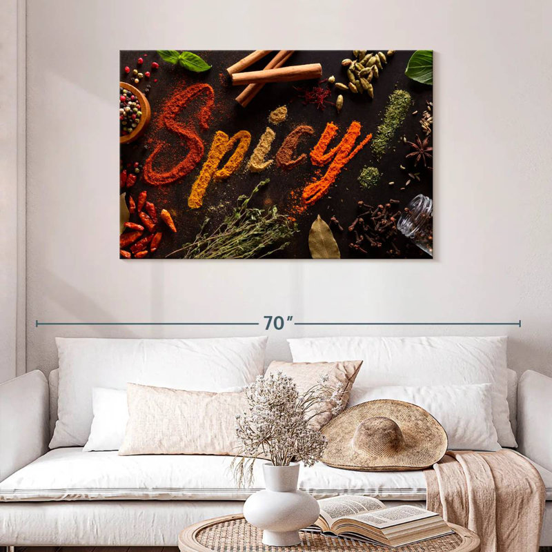 Yarlin Spicy Typography, 30" H x 45" W