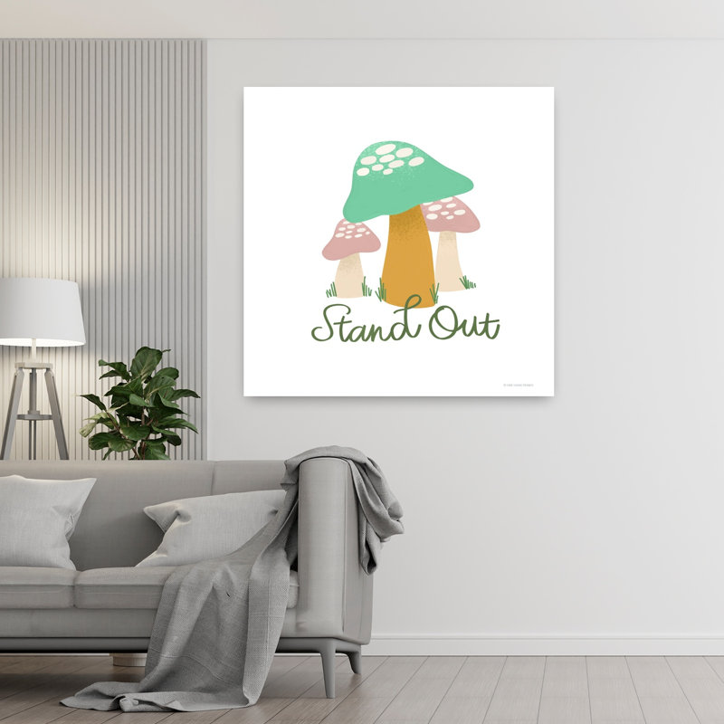 Art contemporain printanier «Stand Out», H 48 po x l 48 po