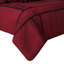 Ensemble d'édredon bordeaux 7 pièces Traditional-680029661-738840786