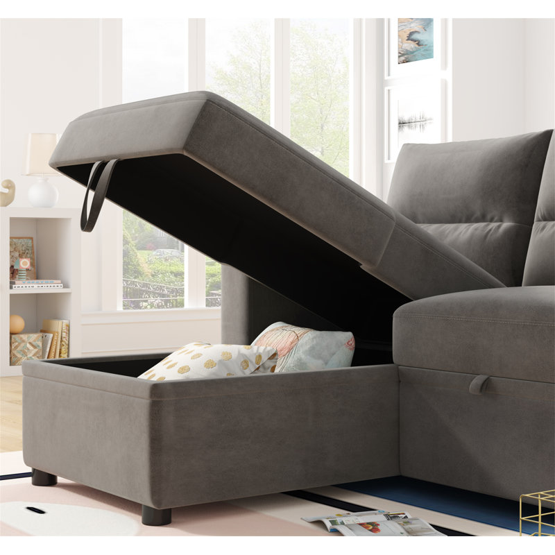 Sorelli Upholstered U-Shaped Sectional Reversible