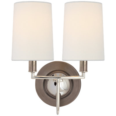 Thomas O'Brien Elkins Double Sconce