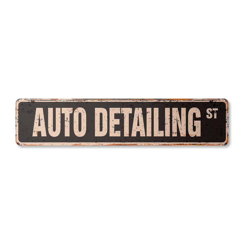 Plaque de rue auto