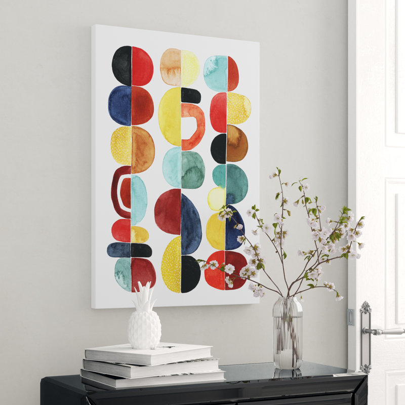 Midcentury Sunrise II by Grace Popp - Painting, Paper Print, 91cm H x 61cm W