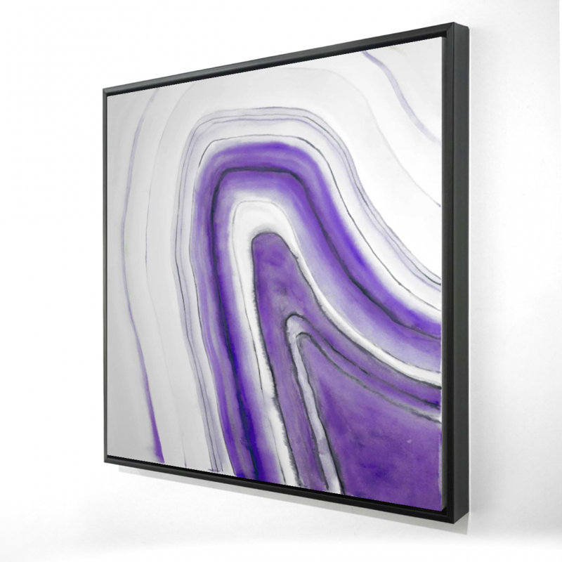 " Purple Round Geode "