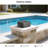 Outdoor Modern Post Light, 7.9" LED Column Pillar Lamp Hard Wired, Fence Lights Waterproof Deck Cap Lantern 3000K Luxury Landscape Lighting For Patio Driveway Posts Garden Yard Decoration