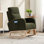 Fauteuil à bascule moderne avec éponge à haute densité, base idéale pour la maison et la chambre de bébé