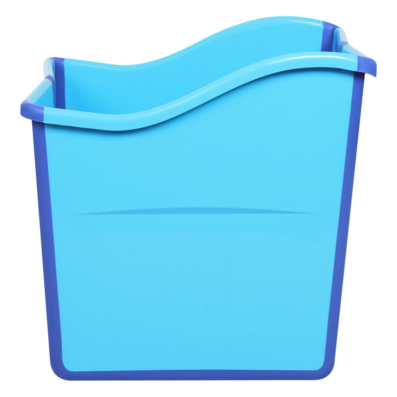 Foldable Bathtub, Blue, 21.65" H x 18.5" W x 21.26" D