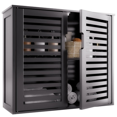 Bamboo Wall Mounted Required Bathroom Cabinet