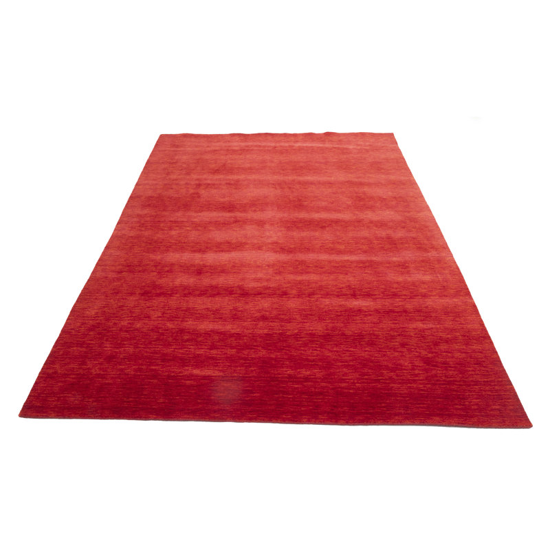 Vekakis Hand Loomed Gabbeh Rug, 100% Wool, Solid Color, Fade & Stain Resistant, Durable, All Sizes, India-Made.