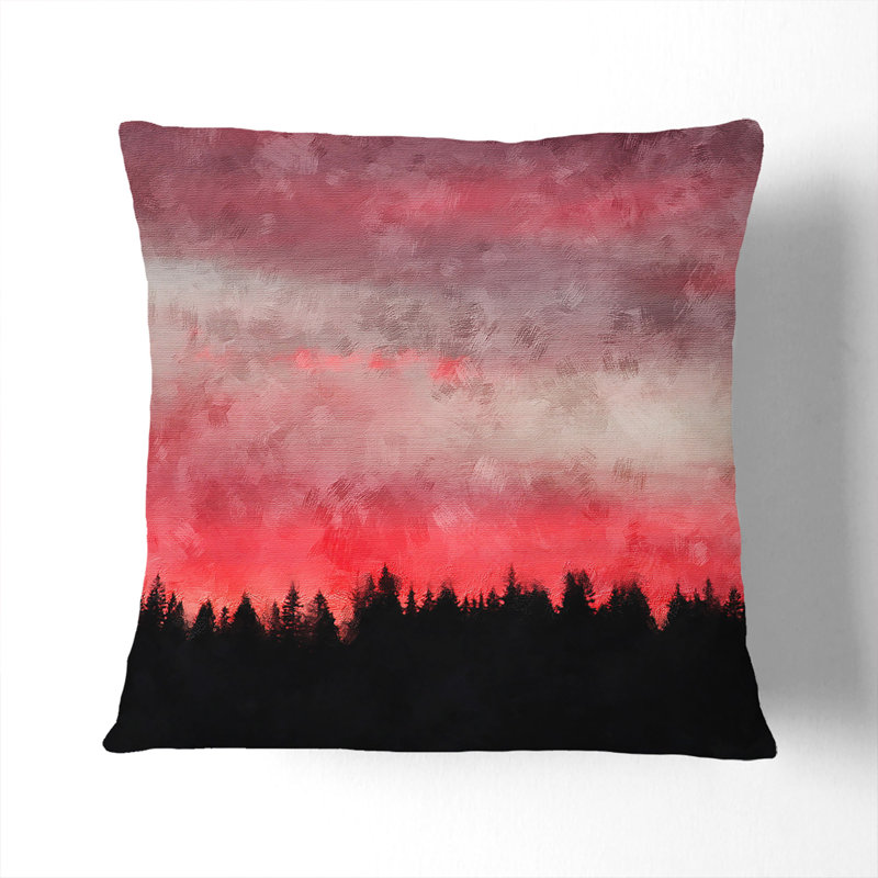 Square Throw Cushion, 40cm H x 40cm W x 15cm D