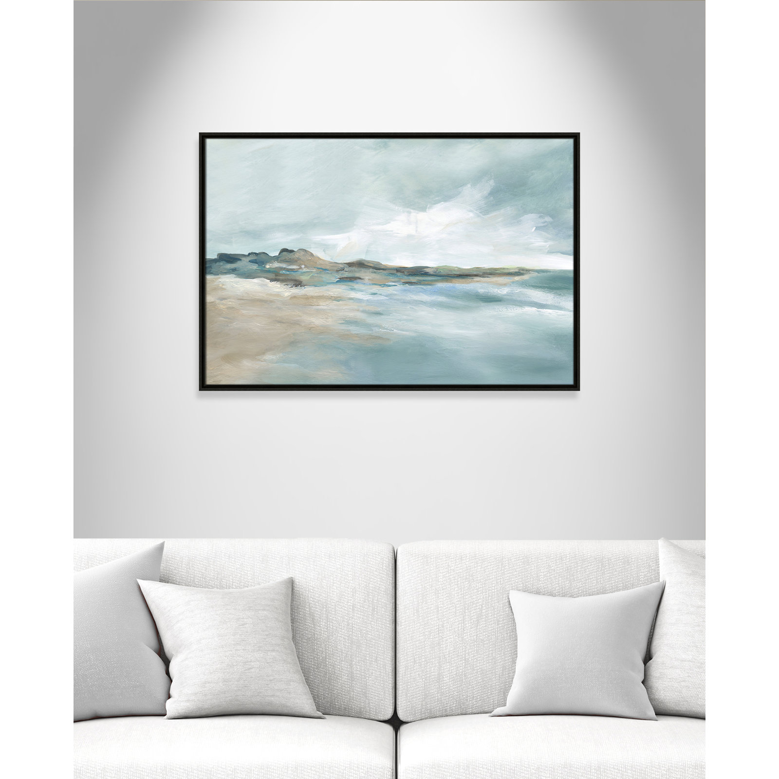 Sandpoint Print by Carol Robinson, Espresso, 25.5" H x 37.5" W