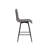 Adams Faux Leather Upholstered Swivel Counter Stool