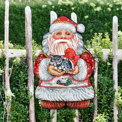 12'' Handmade Wood Shatterproof Holiday Shaped Ornament
