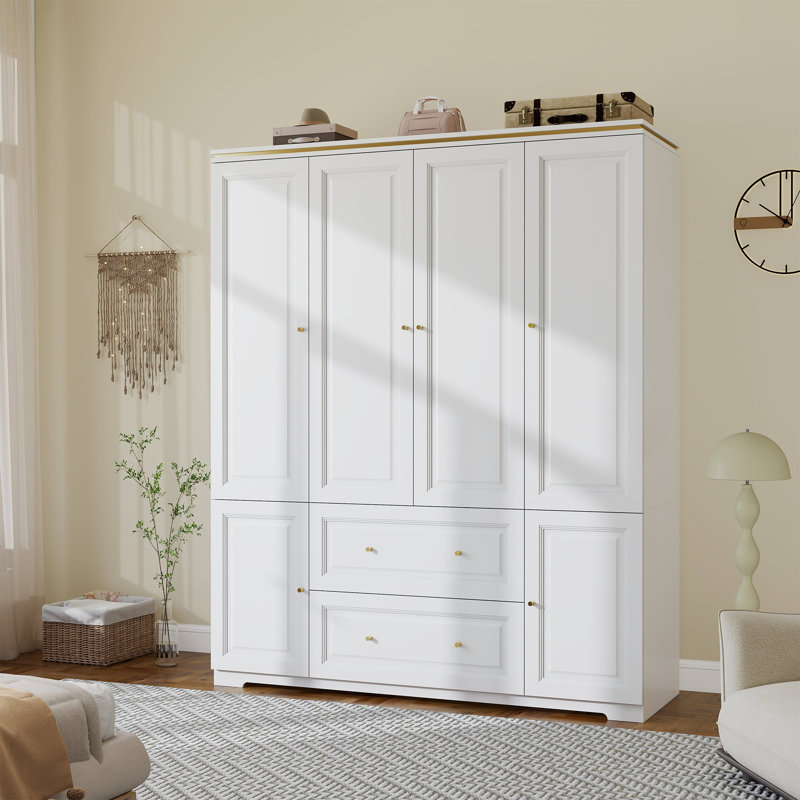 Armoire penderie avec tiroirs