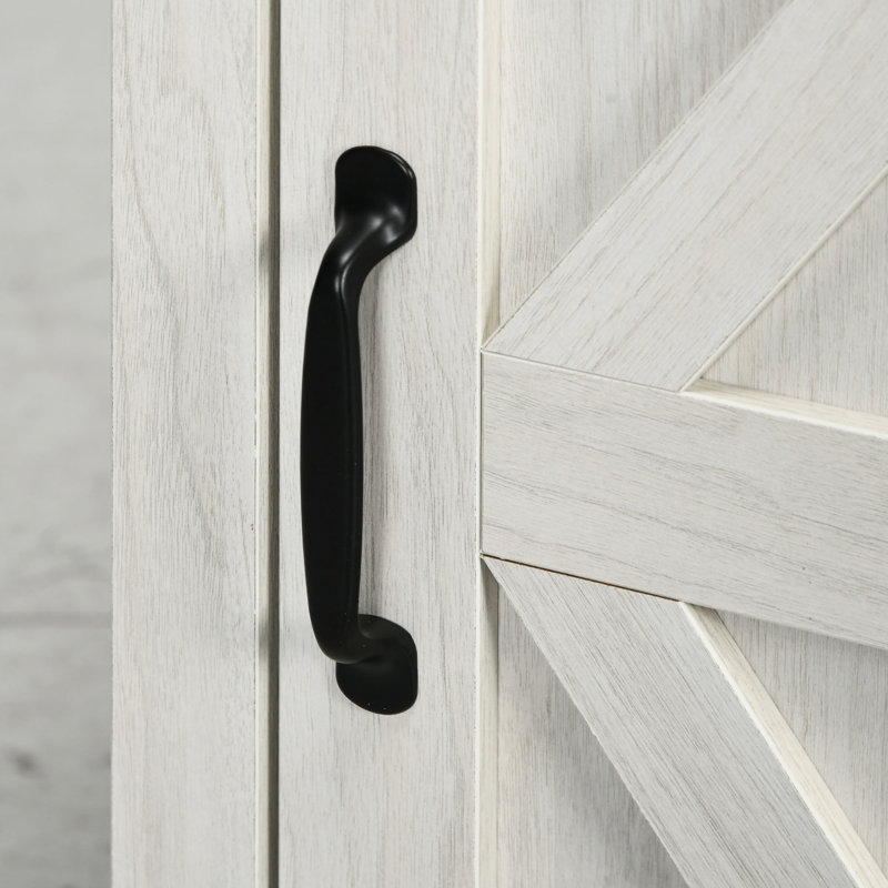 Table d'appoint de salon avec fonction de chargement, ports et rangement blanc vieilli pour la zone - Station incluse