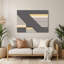 Minimalisme 83, art mural gris en métal-742233656