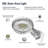 1 - Head LED Dusk to Dawn Outdoor Security Area Light with Motion Sensor