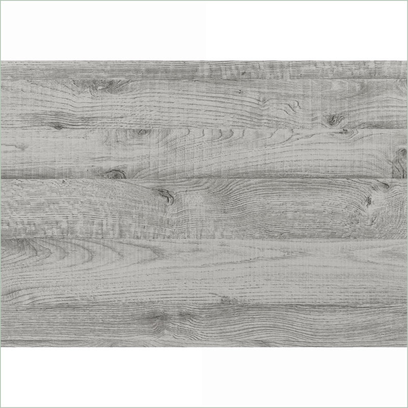Stratifié gris & amp; Table basse moderne noire en métal pour le salon, L 40 po rectangulaire compacte et facile à assembler