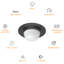 Motion Sensor IS 360-1 PIR Flush Ceiliung Mount 4m Reach 1000W-31789671