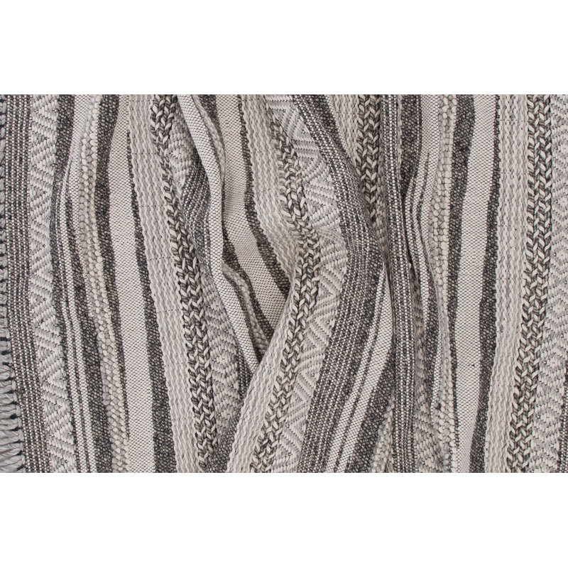 Volkard Striped Hand Woven Area Rug, Rectangle 170 x 240cm
