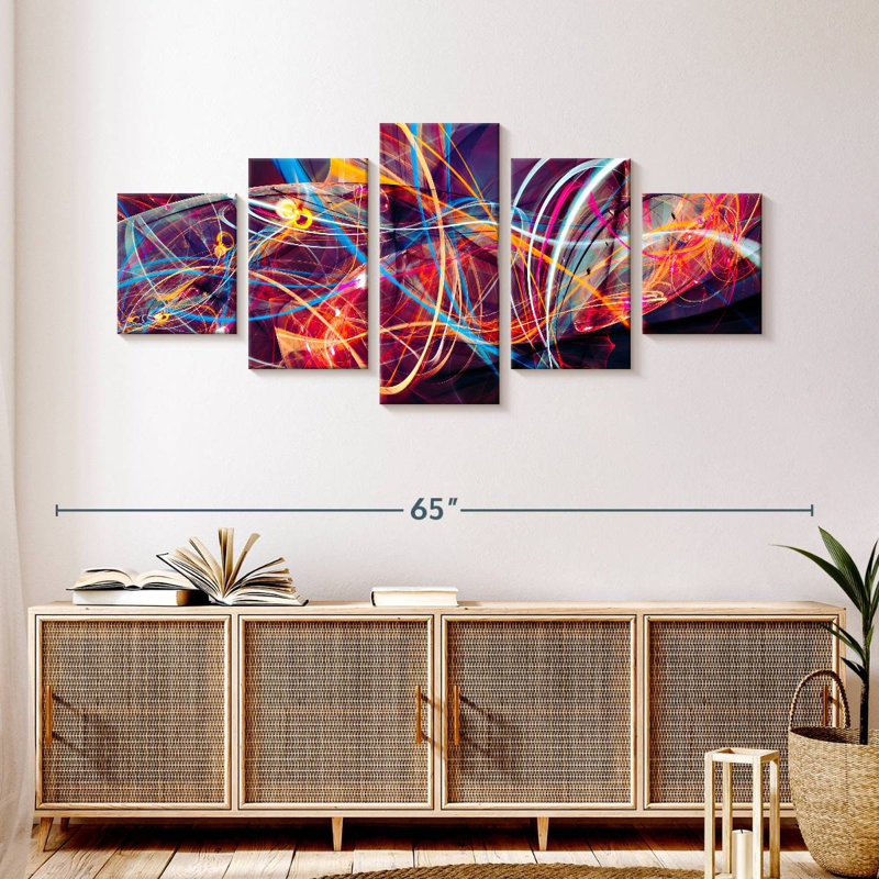 Haggerty Composition, 24" H x 55" W
