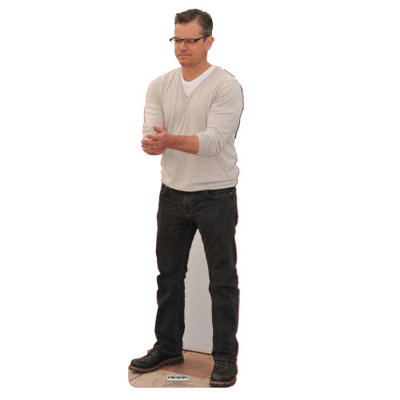 SC2477 - Matt Damon applaudissant en carton découpé debout
