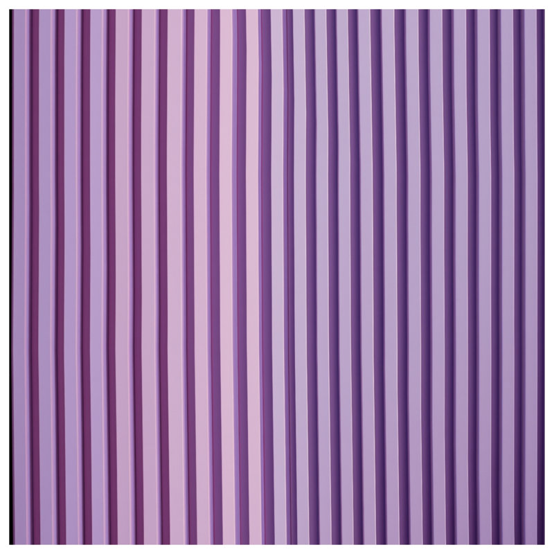 Housses de couette à rayures verticales mauves, Lit simple