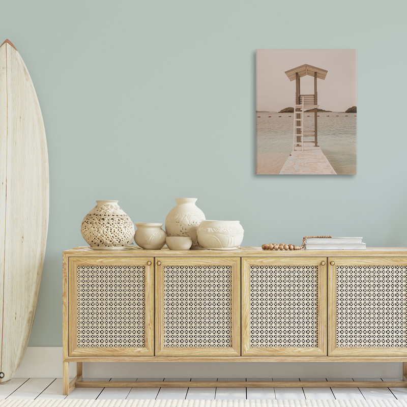 Art mural sur toile Beach Lifeguard Lookout par LSR Design Studio bp-508_CN, H 30 po x l 24 po