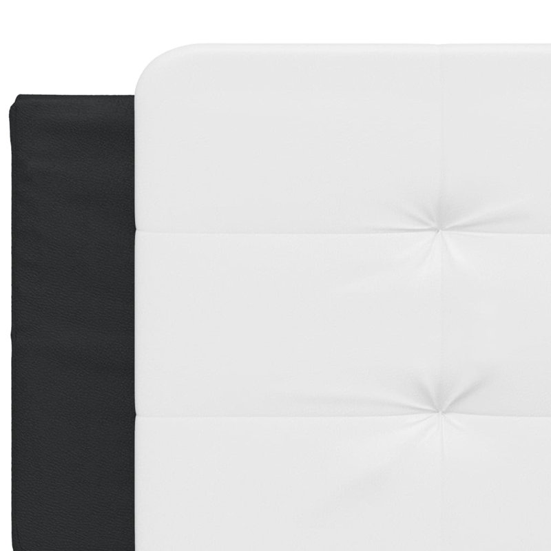 Structure de lit vidaXL avec DEL sans matelas Zadar noir 152x203 cm, Noir, Grand