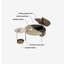 Ensemble de tables basses Saddle