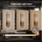 65" × 18" Capsule‑Shaped Wall‑Mounted Full‑Length Mirror, Black Frame & Dimmable LED Lighting